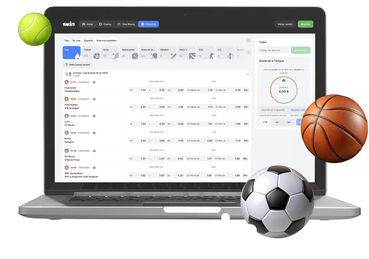 Mercados de apuestas 1Win